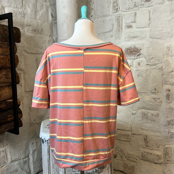 143 Story | Cotton Candy Stripe Top - Picture 4 of 6
